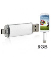 USB 8 BG para smarthphone-Plateado - Envío Gratuito