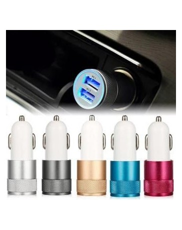 Adaptador de cargador mini dual 2.1A 1A 2 puertos USB para Samsung  iPhone - Envío Gratuito