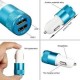 Adaptador de cargador mini dual 2.1A 1A 2 puertos USB para Samsung  iPhone - Envío Gratuito