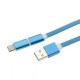 USB tipo C de sincronización de datos universal cable de carga para Samsung HTC - azul - Envío Gratuito