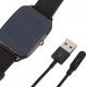 Pumio nuevo alambre cable de carga de energía magnética negro reloj USB para ASUS ZenWatch 2 - Envío Gratuito