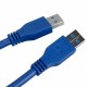 1.5m USB 3.0 un varón a un cable de extensión masculino (azul) - Envío Gratuito
