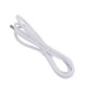 1M 2A de alta elasticidad de transmisión de datos cable de carga de Micro USB para Android Blanco - Envío Gratuito