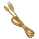 1M 2A de alta elasticidad de transmisión de datos cable de carga de Micro USB para Android naranja - Envío Gratuito