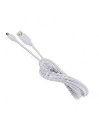 2M 2A de alta elasticidad de transmisión de datos cable de carga de Micro USB para Android Blanco - Envío Gratuito