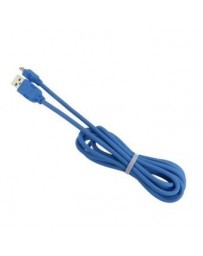 2M 2A de alta elasticidad de transmisión de datos cable de carga de Micro USB para Android Cielo azul - Envío Gratuito