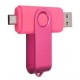 Mini Giratorio 360 ° USB 2.0 Flash Drive Almacenamiento Pulgar U Disco Para Andriod Teléfono - Envío Gratuito