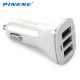 Auto adaptador de carga Pineng PN - 523 coche adaptador de carga extra de 3 USB puerto inteligente - Envío Gratuito