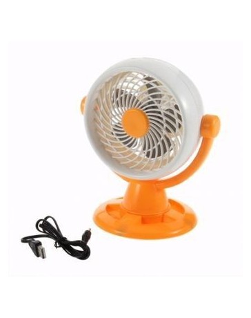 EH usb desktop fan strong wind turbine yellow - Envío Gratuito