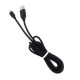 2M 2A de alta elasticidad de transmisión de datos cable de carga de Micro USB para Android Negro - Envío Gratuito