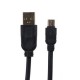2M 2A de alta elasticidad de transmisión de datos cable de carga de Micro USB para Android Negro - Envío Gratuito
