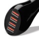 Cargador de Coche con 6 Puertos USB Adaptador 10A 50W Para iPhone Samsung HTC Negro - Envío Gratuito