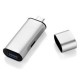 Adaptor de Cargador de Tipo-C USB Puerto de Carga de USB 3.0 + USB Tipo-C Plateado - Envío Gratuito