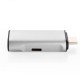 Adaptor de Cargador de Tipo-C USB Puerto de Carga de USB 3.0 + USB Tipo-C Plateado - Envío Gratuito