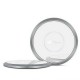 cargador inalámbrico de espejo cojín redondo de carga para Samsung Nota S6 S6 borde - Envío Gratuito