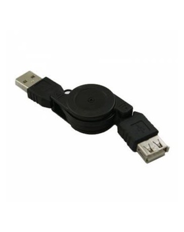 USB 2.0 un varón a un cable de extensión retráctil Mujer - Envío Gratuito