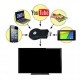 EW M2 OTA Miracast para Ezcast TV DLNA Airplay WiFi pantalla de 1080p HDMI Dongle receptor - Envío Gratuito