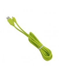2M 2A de alta elasticidad de transmisión de datos cable de carga de Micro USB para Android Pasto verde - Envío Gratuito