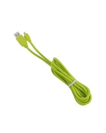 2M 2A de alta elasticidad de transmisión de datos cable de carga de Micro USB para Android Pasto verde - Envío Gratuito