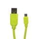 2M 2A de alta elasticidad de transmisión de datos cable de carga de Micro USB para Android Pasto verde - Envío Gratuito