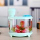Acuario LED luz de noche humidificador portátil humidificador USB-460 ML regalo blanco - Envío Gratuito