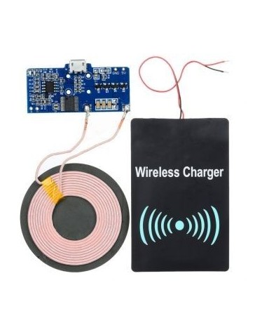Cargador Innalamrico Cwxuan Qi Standard DIY Wireless Transmitter PCB + DC Receiver - Envío Gratuito