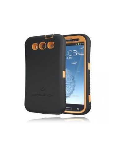 Samsung Galaxy S3 Sin Bateria Extendida Estuche NaranNegro - Envío Gratuito