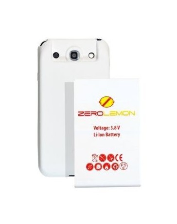 Lg Optimus G Pro 9300Mah Extendida Bateria Estuche Blanco - Envío Gratuito