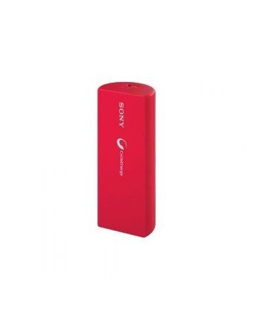 SONY CPV3ARC BATERIA PORTATIL 3000mA CARGA RAPIDA Y CONFIABLE COLOR ROJO - Envío Gratuito
