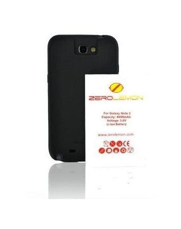Samsung Galaxy Note 2 Bateria Ext 9300Mah Estuche Negro - Envío Gratuito