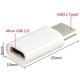 Convertidor Micro USB OTG Adaptador Mini USB 3.1 Tipo-C macho a Micro USB hembra - Envío Gratuito