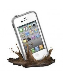 ER teléfono iphone4G  4S blanco cáscara impermeable - Envío Gratuito