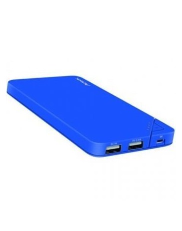 Power Bank Acteck Pb-800 6000Mah Ion de Litio Azul +C+ - Envío Gratuito