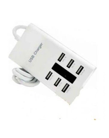 Cargador USB Ovaltech 6USBD-BLANCO Blanco +C+ - Envío Gratuito