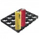 18650 4x5 Portable Battery Holder Hard Plastic Battery Storage Case Box - Envío Gratuito