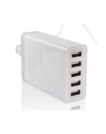 Cargador USB Ovaltech 5USB-BLANCO Blanco 5 V +C+ - Envío Gratuito