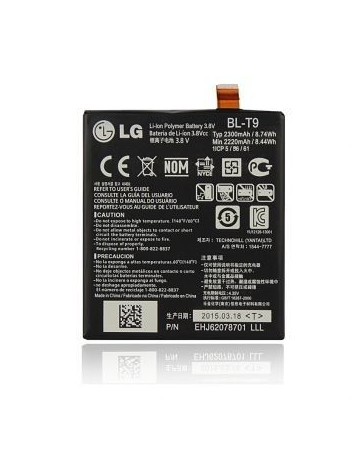 Bateria Original LG Google Nexus 5 D820, D821, BL-T9 3.8V  2300 MAh Series - Envío Gratuito