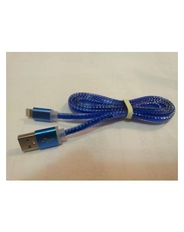 cable de carga de datos para el iPhone 5S  5  5C, iPad Air, iPad Mini (Azul) - Envío Gratuito