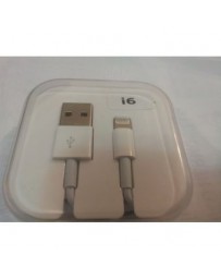 cable de carga de datos para el iPhone 5S  5  5C, iPad Air, iPad Mini (Blanco) i6 - Envío Gratuito