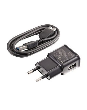 Yucheer Cable USB 1A cargador para Samsung Nota 3 - negro - Envío Gratuito