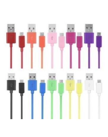EW Micro V8 1M cable USB blanco - Envío Gratuito
