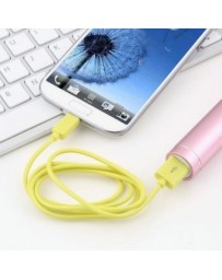 EW Micro V8 1M cable USB amarilla - Envío Gratuito