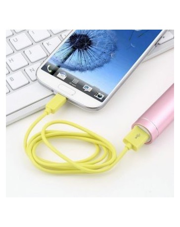 EW Micro V8 1M cable USB amarilla - Envío Gratuito