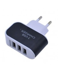 USB S6 enchufe de la UE Adaptador de corriente de calidad superior Negro - Envío Gratuito
