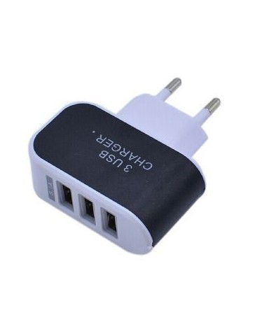 USB S6 enchufe de la UE Adaptador de corriente de calidad superior Negro - Envío Gratuito