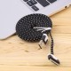 EW 2m trenzado de datos USB cargador plana & Sync cable de carga para iPhone 4 4S 3G - negro - Envío Gratuito