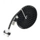 EW 2m trenzado de datos USB cargador plana & Sync cable de carga para iPhone 4 4S 3G - negro - Envío Gratuito