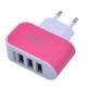 USB S6 enchufe de la UE Adaptador de corriente de calidad superior rojo de Rose - Envío Gratuito