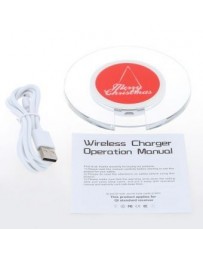 Christmas Wireless ITIAN A9 Christmas Style Qi Wireless Charger Transmitter Pad For Samsung - Envío Gratuito