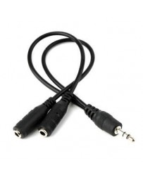 EW un punto de cable adaptador de cable de audio de dos auriculares de 3,5 mm - Envío Gratuito